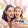 thumbnail image 4 of Earrings Double Rabbit Printed Jewelry Earrings Easter Girls Drop For Women Colorful Jewelry Sided Cute Earrings, 4 of 4