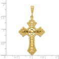 thumbnail image 2 of 14K Yellow Gold Diamond Cut Celtic Cross Pendant, 2 of 2