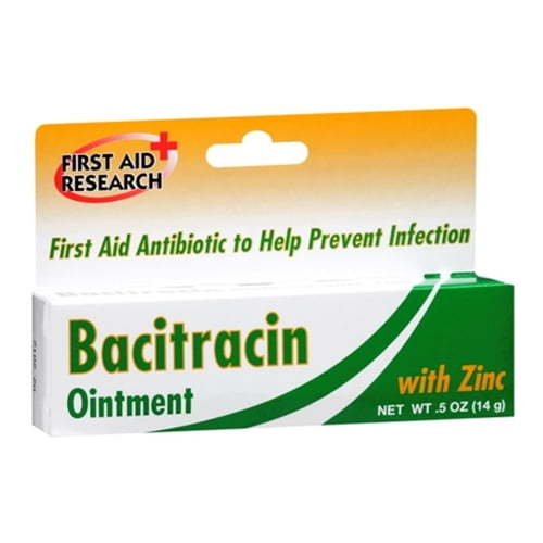 Bacitracin Zinc Usp First Aid Antibiotic Ointment For Infection 1/2