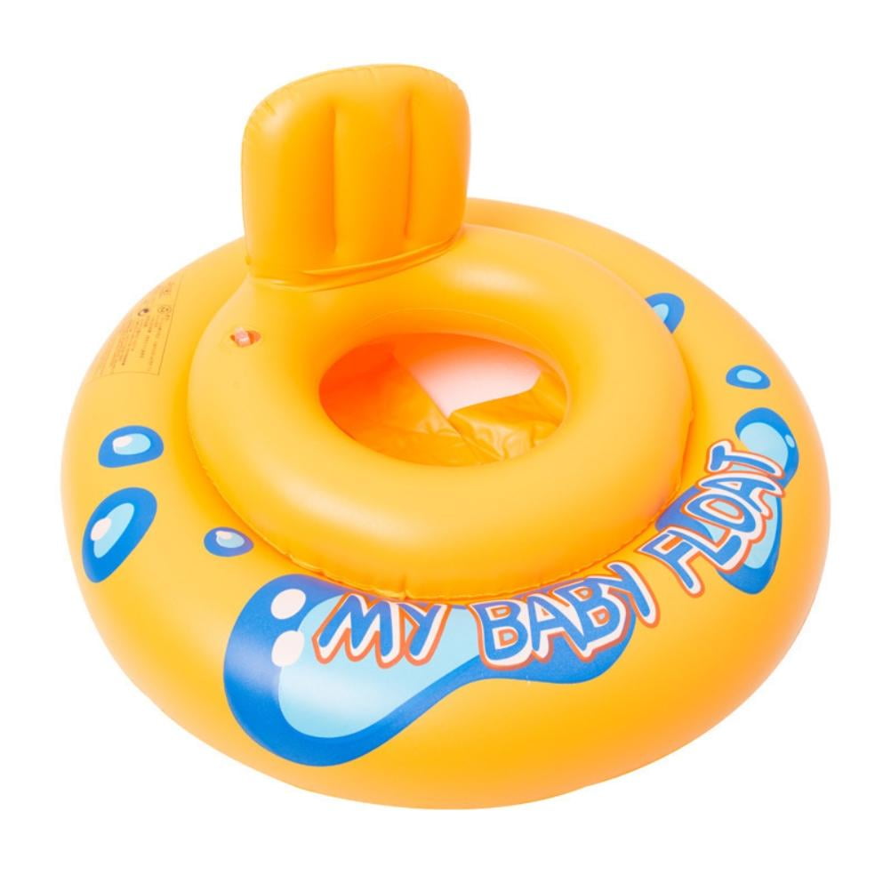 Anillo De Natación Para Bebé Coikes Con Sombrilla - Flotador Con Asiento Seguro Para 6-36 Meses, Incluye Bomba