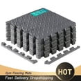 thumbnail image 2 of 4~20Pcs Puzzle Fitness Mat, Eva Interlocking Foam Floor Tiles for Home Gym, Home Gym Equipment Mat, Non-Slip Floor Mat for Kids, 2 of 10