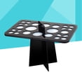 thumbnail image 3 of FELTECHELECTR 1 soporte para brochas de maquillaje con 26 agujeros, expositor para decoración de uñas, estante de secado (negro), 3 of 6