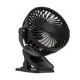thumbnail image 5 of Sahpxhe Portable Rechargeable Clip-On Fan, 3 Speed Personal Cooling Fan for Office, Dorm and Study Black, 5 of 6