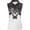 Tank tops for women White, variant on Golf Polo Shirts for Women Tennis Collared Tank Tops Floral Print Quick Dry V Neck Lightweight Sleeveless Shirt Black XXXL