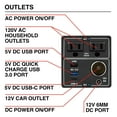 thumbnail image 3 of Cummins 296Wh 600 Peak Watt Portable Power Station and Solar Generator, Pure Sine Wave AC Outlet, Backup Lithium Battery (Solar Panel Not Included), 3 of 8