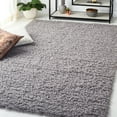 thumbnail image 5 of SAFAVIEH New York Shag Collection SG168B Ivory / Grey Rug, 5 of 7