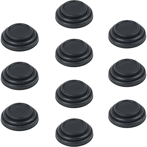 Automotive 10 PCS Car Door Shock Absorbers - Close Cushion with Highly Adhesive Backing - PVC Protectors, Universal Fit