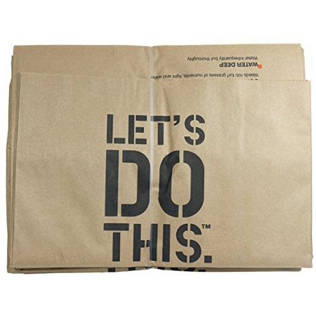 Home Depot Heavy Duty Brown Paper 30 Gallon Lawn and Refuse Bags for Home and Garden (70 Lawn Bags)