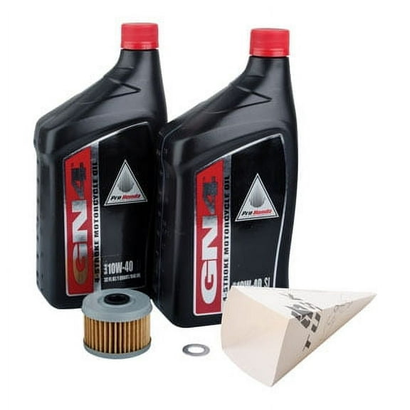 Tusk 4-Stroke Oil Change Kit for Pro-Honda GN4 10W-40 For HONDA TRX 300EX 1993-2008