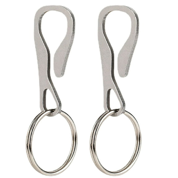 UNTERING Stainless Steel Keychain Clip Multifunctional Keyring Keychain Belt Key Holder Small Keychain Key Organizers