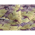 thumbnail image 3 of Ambesonne Banana Leaves Quilted Bedspread Set 3 Pcs, Dreamy Leafy Pattern, King, Avocado Green and Mauve, 3 of 4