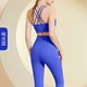 thumbnail image 1 of Conjunto de 2 uds de Yoga sin costuras, ropa deportiva para gimnasio, trajes para mujer, Sujetador deportivo, Top corto, mallas de entrenamiento, ropa deportiva para mujer, 1 of 5