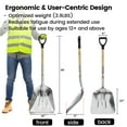 thumbnail image 7 of Every Moment Counts 48in Heavy Duty Metal Shovel with Hardwood Handle and D-Grip, Aluminum Shovel, Snow Shovel for Car, 7 of 7