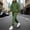 Army Green, variant on mihongmao Outfits for Men Casual Pullover Hooded Sports Print Long Sleeve Trousers Two-Piece Elastic Waist Tracksuit Green L