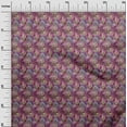 thumbnail image 3 of oneOone Viscose Jersey Pink Fabric Floral Sewing Fabric By The Yard Printed Diy Clothing Sewing Supplies 60 Inch Wide, 3 of 5