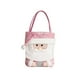 thumbnail image 2 of Bolsa de Regalo de Navidad | Embalaje de regalo y caramelo de Navidad de mano | Saco de Navidad de poliéster reutilizable | Diseño de oso de muñeco de nieve de Santa | Rosa | 16,5 x 9,06 pulgadas, 2 of 6