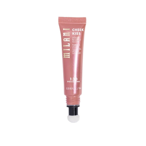 Milani Cheek Kiss Liquid Blush Glow, Dolce Pink, 0.33 fl oz