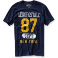 thumbnail image 1 of Camiseta gráfica Aeropostale 87 para hombre, azul, XS, 1 of 1