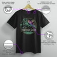 thumbnail image 3 of Boy's Jurassic Park Rainbow Emblem  Graphic Tee Black Small, 3 of 9