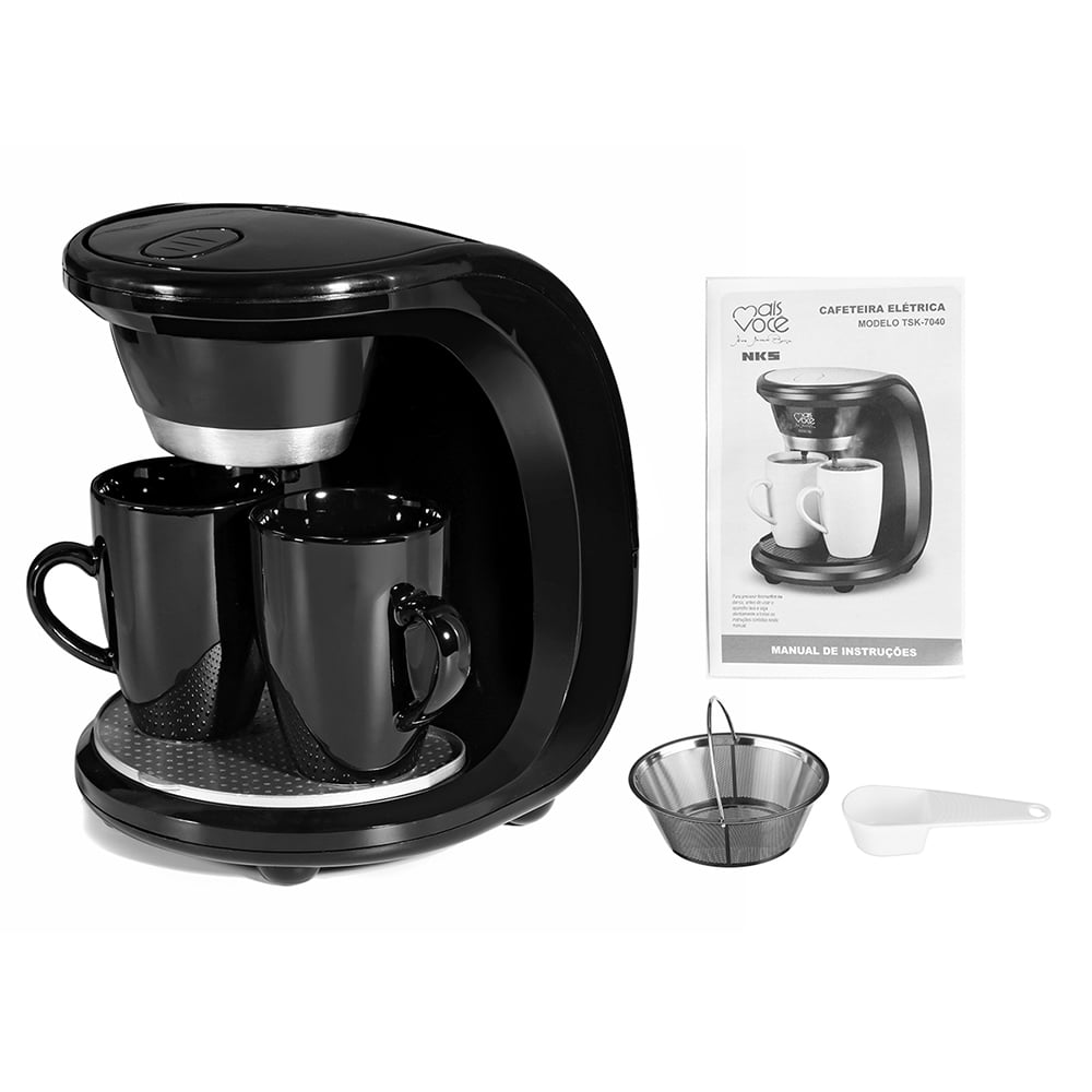 Automatic Dualuse Drip Coffee Maker Mini Espresso Machine Tea With Two