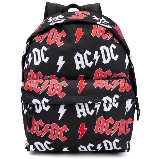 AC/DC - Mochila Diseño Iluminación (Negro, Rojo, Blanco)