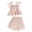 1-White1901, variant on Tiijoy Girl Summer Outfits Solid Sleeveless Strap Peplum Top Shorts Set, Sizes 9-12 Months