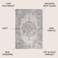 thumbnail image 4 of JONATHAN Y MDP403C-8 Rosalia Cottage Medallion Gray/Ivory 8 ft. x 10 ft. Area Rug, 4 of 12