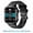 K33 Black -Silicone Strap + Illumination Light-, variant on Smartwatch for Men Women Fitness Tracker with Wireless Calling, 100+ Sports Modes, Music Playback, Remote Camera, Weather Forecast, Perfect Gift