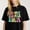 Black-4, variant on Whimsical Text Graphic for Everyone Funny Spring Break themed Casual Tee print T Shirt