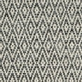 thumbnail image 6 of SAFAVIEH Montauk Jakov Geometric Diamond Cotton Area Rug, Ivory/Dark Grey, 6' x 9', 6 of 6