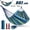 Blue-without Rod, variant on RELOIVE Hammocks Portable Camping 700lb Comfortable Fabric with Two Anti Roll Balance Beam and Sturdy Tree Straps