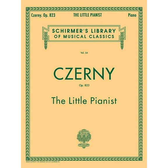 Schirmer's Library of Musical Class Little Pianist, Op. 823 (Complete): Schirmer Library of Classics Volume 54 Piano Solo, Book 823, (Paperback)