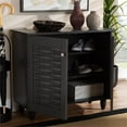 thumbnail image 6 of Bowery Hill 2-Door Wood Entryway Shoe Cabinet in Dark Gray, 6 of 9