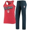 USWNT Concepts Sport Women's Tank Top & Pants Sleep Set - Navy/Red