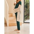 thumbnail image 4 of Avidlove Women Maternity Nursing Pajama Set Breastfeeding Sleepwear Short Sleeve Top and Long Pants Postpartum Pjs, 4 of 7