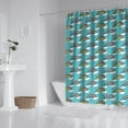thumbnail image 2 of Kawaii Animals Character Shower Curtain - Cute Funny Cartoon Kids Bathroom Decor, 72x72 Inch Fade-Resistant Machine Washable Waterproof Hotel Style Drapes, 2 of 5