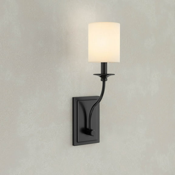 Bonita Collection Black One-Light Wall Sconce