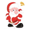 thumbnail image 2 of Xihbxyly Pegatinas Navideñas para Ventana, Diseño de Papá Noel, Fáciles de Despegar y Pegar, Decoración para Ventanas Del Hogar, Decoraciones para Fiestas Navideñas, Papel Transparente, Juego de 1 Pi, 2 of 2