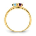 thumbnail image 3 of 14k Polished 2-Stone Mothers Ring Mounting Q-XMR8/2-7, 3 of 5