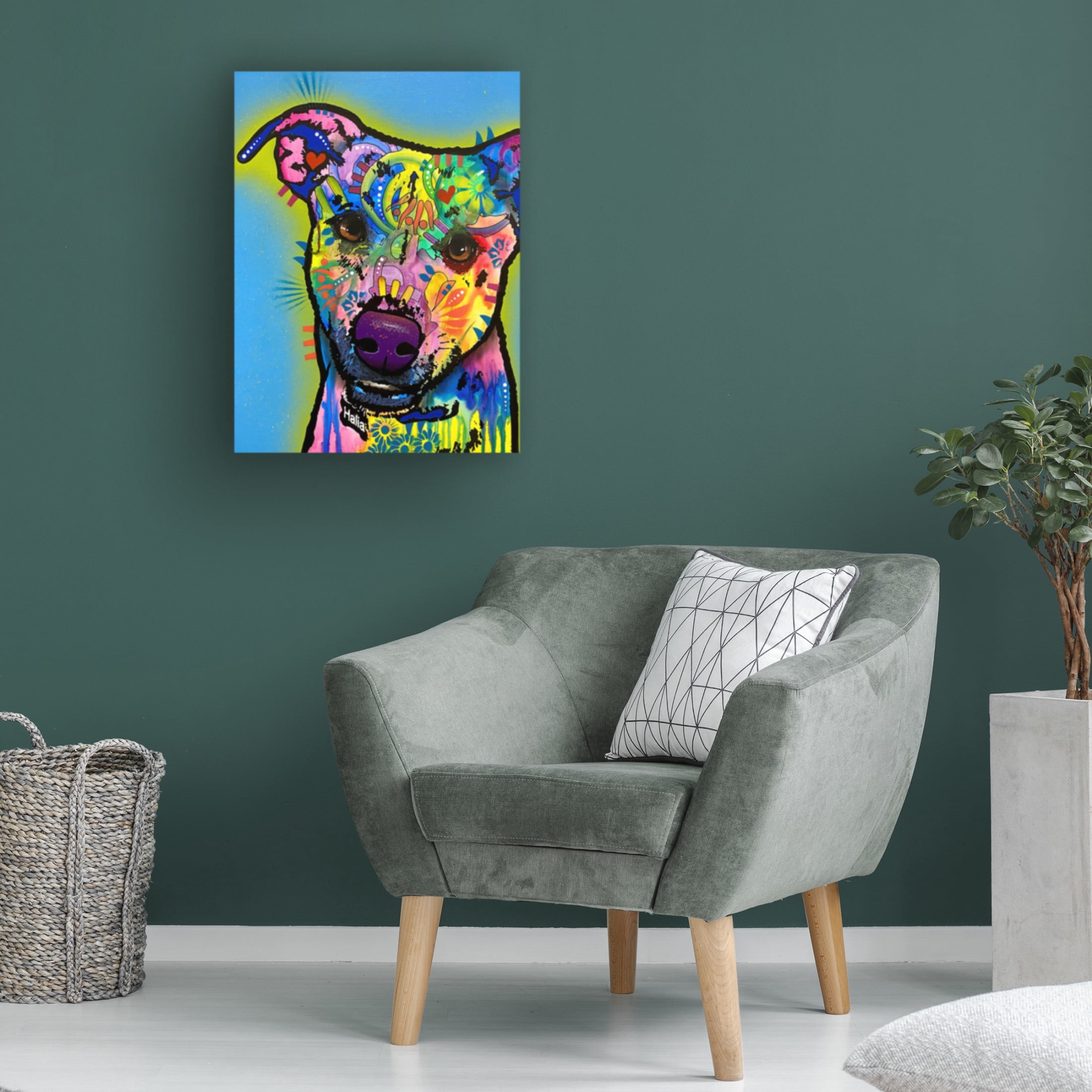 Canvas Wall Art - Dean Russo 'You Mean The World To Me' Wall Art for Living Room, Bedroom, or Office Décor by Trademark Fine Art - 35 x 47 Inches