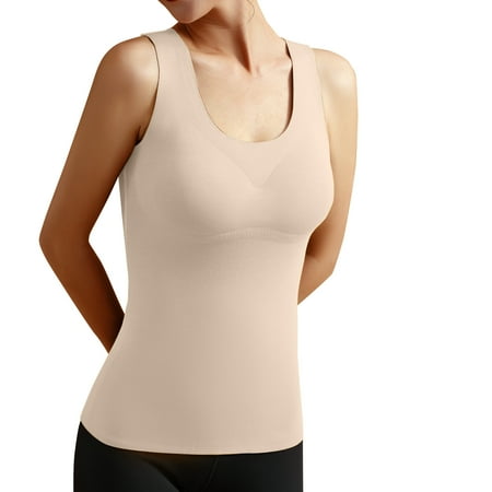 

crtigd Strapless Bra Larger Women Womens Thermal Underwear Plus Velvet Upper Bottoming Shirt With Bottoming Autumn And Winter