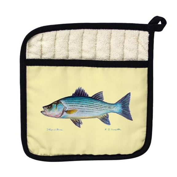 Betsy Drake PT007D Multi Fish D Pot Holder