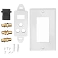 thumbnail image 2 of Placa de pared de interfaz multimedia HD, placa de pared 3RCA Placa de pared multimedia HD Placa de pared de interfaz multimedia RCAHD Rendimiento de primer nivel, 2 of 8