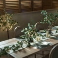 thumbnail image 5 of 1 Pcs Lighted Eucalyptus Garland, 70.8" LED Fairy Lights, Lighted Eucalyptus Twig Garlands with Timer Battery Operated for Bedroom Stairs Party and Holiday Decor Indoor Outdoor, 5 of 8