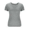 thumbnail image 4 of QHFBli V Neck T Shirts for Women Spring Summer Fall Tops Teacher Work Business Dressy Casual Blouses Basic Tees Boho Fashion, 4 of 6