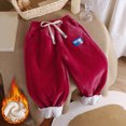 thumbnail image 6 of kpoplk Boy's Sweatpants Kids Joggers Workout Drawstring Teens Athletic Pants Youth Active Trousers with Pockets(Red,7-8 Y), 6 of 6