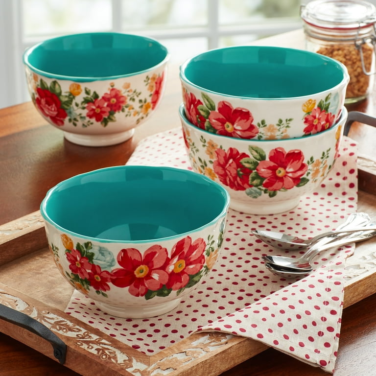 The Pioneer Woman Vintage Floral 12-Piece Dinnerware Set