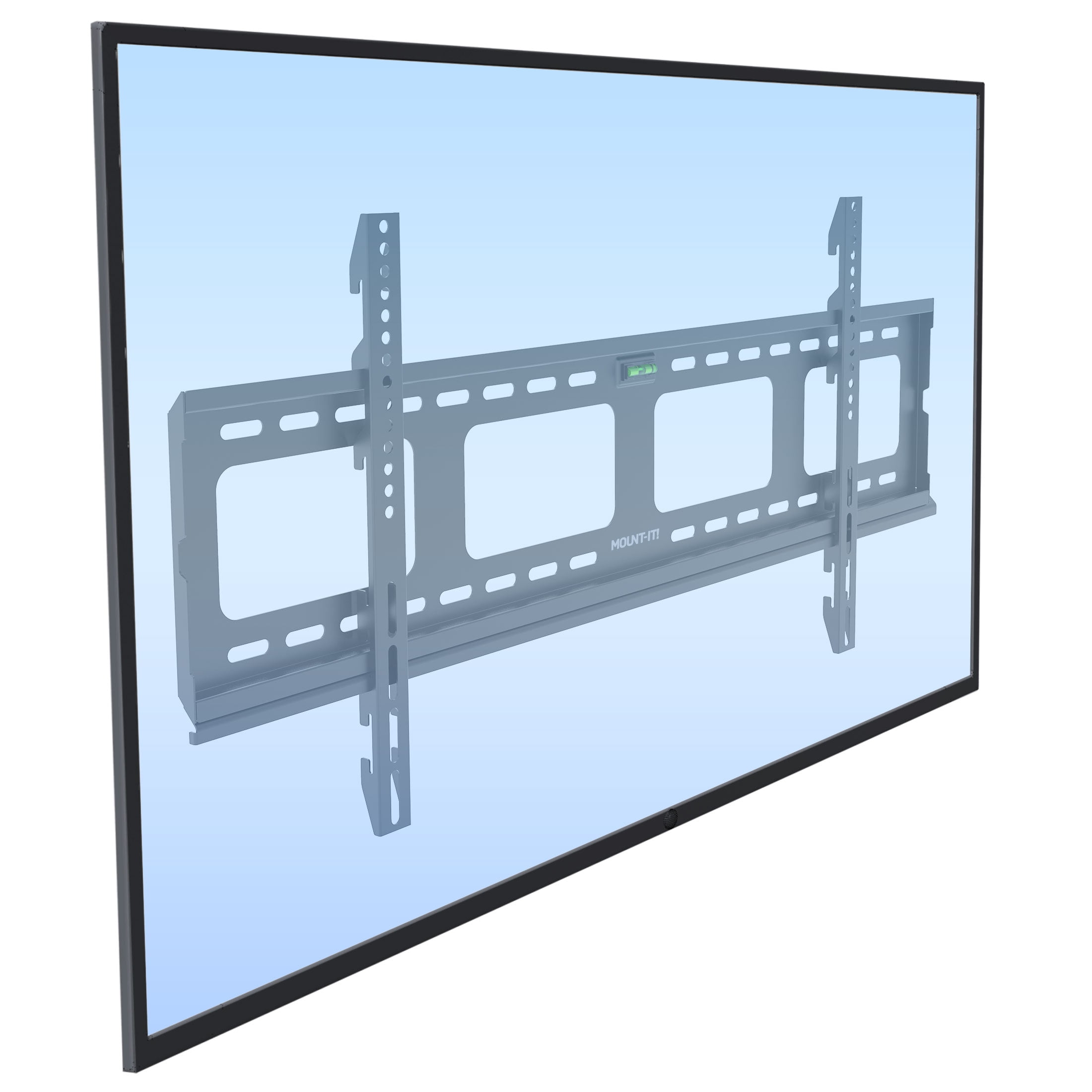 Mount-It! Low Profile Fixed Flat Screen TV Wall Mount Bracket for 42" to 90" TV's, 220 lbs. Capacity