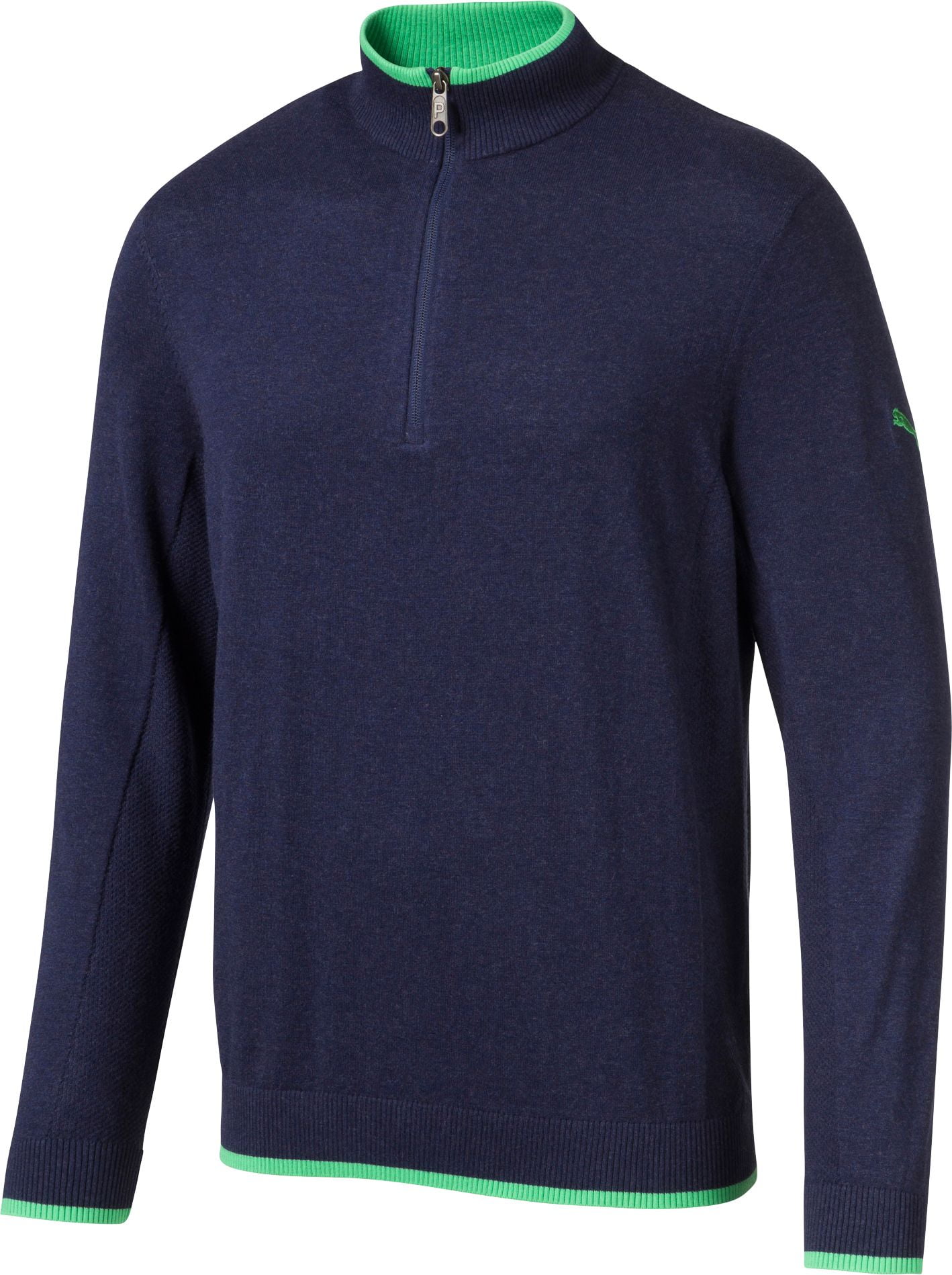 PUMA NEW Puma Dunluce ¼ Zip British Open Blue/Green Golf Jacket