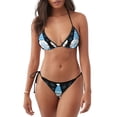 thumbnail image 1 of Fotbe Christmas Gnome Snowflake Traje de Baño para Mujer de Dos Piezas – Bikini Sexy de Tirantes Tipo Halter con Diseño Triangular, 1 of 6